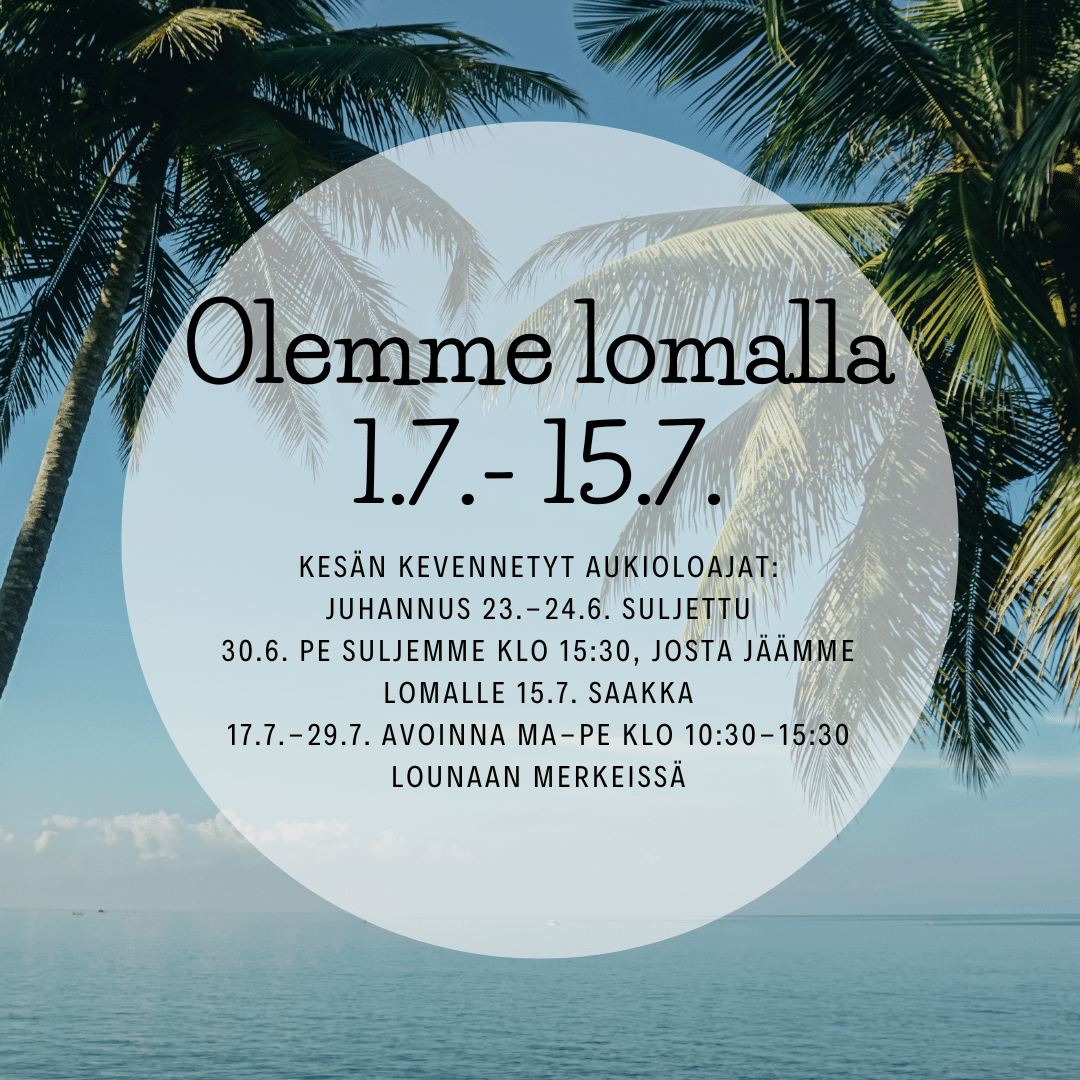 Kesän 2023 poikkeusaukiolot - Mimosan Aito